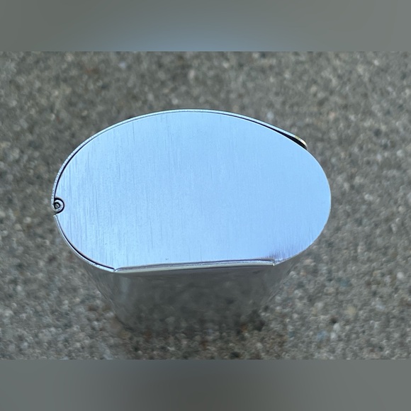 🕶️🔥Aluminum Silver Glasses/Sunglasses Metal Hard Clamshell Case Giorgio Armani - Picture 6 of 17